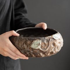 大原萌 黒和紙造形ボウル アートオブジェ - メルカリ