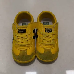 オニツカタイガー 子供靴 イェロー スニーカー