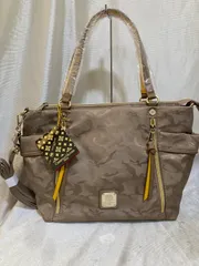 CHRISTIAN OLIVER 2way バッグ カモフラ モカベージュ