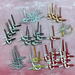 手芸素材 祝儀不祝儀袋の水引きのみ３０点