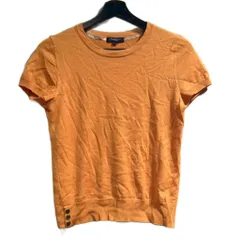 バーバリー ロンドン BURBERRY LONDON カットソー 半袖 ワンポイント 黄 イエロー 1 ■GY58