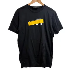 良品 22SS Dsquared2 ディースクエアード 半袖 ロゴ Tシャツ カットソー サイズM ブラック メンズ 古着 中古 USED