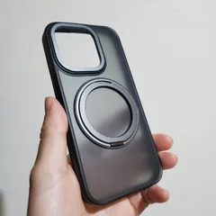 iPhone 15 Pro　360°回転スタンド付き　スマホケース