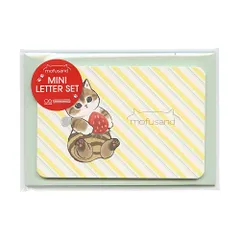 モフサンド ミニレターセット【ハチにゃん】便箋 封筒 ネコ ねこ ぢゅの かわいい mofusand