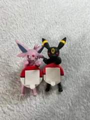 まとめ) ポケットモンスター 一番くじ COOGI イーブイ's F賞 ハイパー ブラッキー エーフィ フィギュア