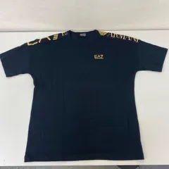 ✨美品✨ ENPORIO ARMANI EA7 エンポリオアルマーニイーエーセブン　メンズ Ｔシャツ　6LPT23 PJ7CZ サイズM ブラック　肩ロゴ