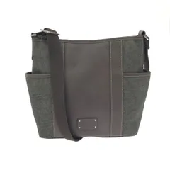 agnes b. アニエスベー ショルダーバッグ  レザー×キャンバス    ブラウン レディース / 241007003722