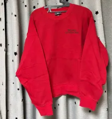 (新品未使用) H&M エイチ・アンド・エム レッド レタリング スウェット (L)