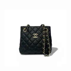 シャネル CHANEL バッグ ショルダーバッグ ラムスキン ブラック ゴールド ココマーク ダブルチェーン