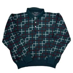 極 美品 希少品 Christian Dior ディオール ウール シルク ポロ ニット