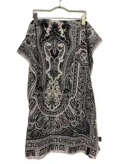 【中古】ETRO エトロ 小物 ストール ペイズリー柄 ウール シルク  大判ストール レディース＿S23＿セルモアから出品＿s-0764-r23