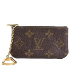 ルイヴィトン LOUIS VUITTON モノグラム ポシェット クレ コインケース 財布 M62650 茶 ブラウン 小物