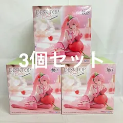 未開封 初音ミク 桜ミク Desktop Cute フィギュア 3個セット SF1672 c107