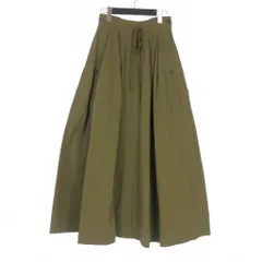 クラネ CLANE 2WAY MILITARY VOLUME SKIRT ミリタリーロングスカート 1 カーキ オリーブ 13109-6022 
