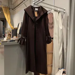 ー　【東あずま店　併売品】　 ムルーア MURUA　ジャケット アウター 羽織 コート　無地　ブラウン　茶色　無地　ロング　long　長袖