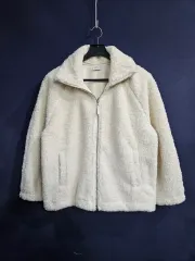 ムシンサスタンダード アイボリー メンズ オーバーサイズ 95 100 フリース ジャケット