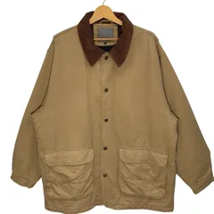 CANYON GUIDE OUTFITERS カバーオール ダック地 ハンティングジャケット アウター ジャケット スナップボタン オーバーサイズ China製 XLサイズ ベージュ