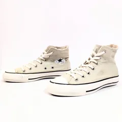 定番ブランド◎【CONVERSE】コンバース スニーカー ハイカット シューズ 1307 ALLSTAR オールスター ロゴ 刺繍 ライン キャンバス カジュアル シンプル 大人気 定番 レディース ベージュ 23.5cm /M41614HH