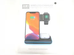 3IN1 ワイヤレスチャージャー 充電器 ■ 充電スタンド 急速充電 Qi認証 15W出力 ワイヤレス充電器 同時充電 □８A