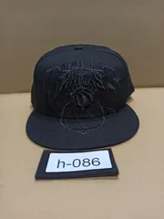 【在庫処分】【送料無料 (沖縄・離島以外)】ニューエラ 59FIFTY ニューヨーク・ニックス トーナルブラック 刺繍ロゴ キャップ フラットバイザー【h-086】