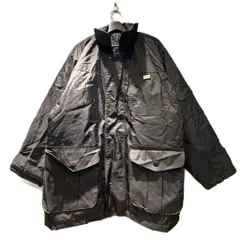 ジャンフランコフェレ GIANFRANCO FERRE ジャケット スタンドカラー ボタン ジップ L 黒 ブラック ■GY58