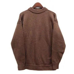 ユニクロ ユー UNIQLO U ミドルゲージ モックネック セーター ダークブラウン XL 432930