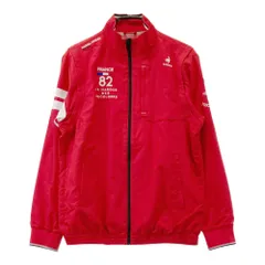 サイズ：L LE COQ GOLF ルコックゴルフ  2WAY ジャケット  レッド系 [240101610648] ゴルフウェア メンズ ストスト