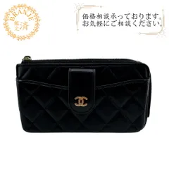 CHANEL シャネル  マルチケース タイムレスクラシック  長財布 ブラック レディース