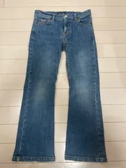 Ralph Lauren キッズ デニムパンツ 120 ウエスト調整可 ストレッチ フレア 綿95%