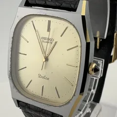SEIKO 5931-5420 セイコー DOLCE ドルチェ スクエア NSA/NSCG クォーツ　メンズ　ボーイズ　腕時計 稼働品 電池交換済【S38】