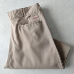 ■古着 Dickies ディッキーズ 874DS ワークパンツ チノ ベージュ W36L30 【D1676】