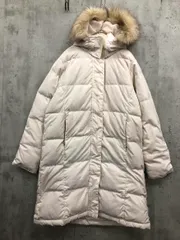 L.L.Bean エルエルビーン フード ダウン ジャケット sizeXS/白 ◆■ レディース