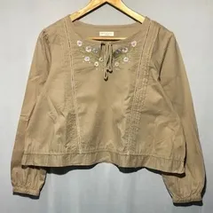 1186S　earth music&ecology　長袖ブラウス