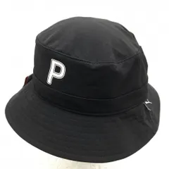 【新品】プーマ ハット 黒  内側イヤーマフ付 サイズ調整可  OSFA(56-59㎝)   ゴルフウェア PUMA