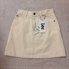 Lee リー コーデュロイ ミニスカート アイボリー 新品