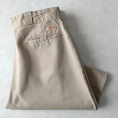 ■古着 Dickies ディッキーズ 874KH ワークパンツ チノ ベージュ W36L32 【D1677】