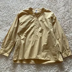 マーガレットハウエル MHL 長袖シャツ ブラウス  2 M イエロー