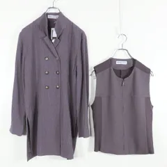 【新品タグ付き】クリスチャンオジャール★ジャケットベストアンサンブル サイズ9T パープル系 z17342