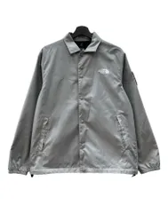 ザノースフェイス THE NORTH FACE The Coach Jacket ザ コーチ ジャケット ボタン アウトドア 撥水 薄手 アウター 灰 NP72130 ジャケット ロゴ グレー Mサイズ 104MT-2615