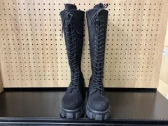 ESPERANZA/ロングブーツ/レースアップロングブーツ　サイズLL