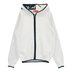 サイズ：2 NEW BALANCE GOLF ニューバランス ; ニット ジップパーカー ゼブラ柄 ホワイト系 [240101587697] ゴルフウェア レディース ストスト