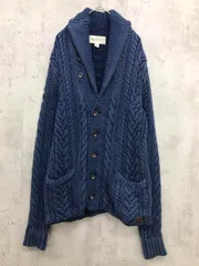 DENIM&SUPPLY RALPH LAUREN デニムアンドサプライ ラルフローレン ケーブルニット カーディガン sizeXS(165/88A)/紺 ◆■ メンズ