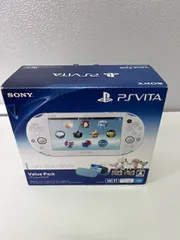 PS VITA 本体 PCH-2000 ライトブルー×ホワイト バリューパック