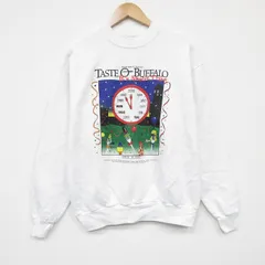 M/古着 リー Lee 長袖 スウェット メンズ 00年代 00s TASTE クルーネック 白 25dec05