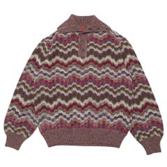 □美品□Missoni ミッソーニ ニット サイズ52 モヘア混 タートルネック