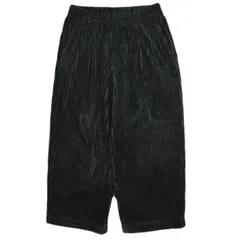 HEALTH ヘルス 日本製 EASY PANTS - CORDUROY コーデュロイイージーパンツ S ブラック ワイド ボトムス g25437