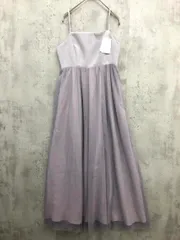 新品 Louere ルエレ チュール切替フレアキャミ ワンピース sizeM/ライトグレー ■■ レディース
