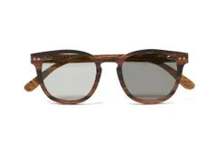 《NEW》ELEBROU エレブロ サングラス Laforet ECO Wood Grain SHINE POLARIZE / ラフォーレエコウッドグレインシャインポラライズド（調光偏光レンズ特別仕様）