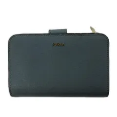 Furla フルラ二つ折り財布/ライトブルー