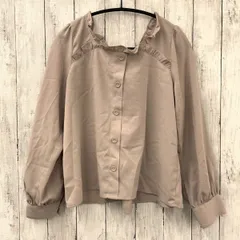 【 MAJESTIC LEGON 】長袖ブラウス フリル レースアップ